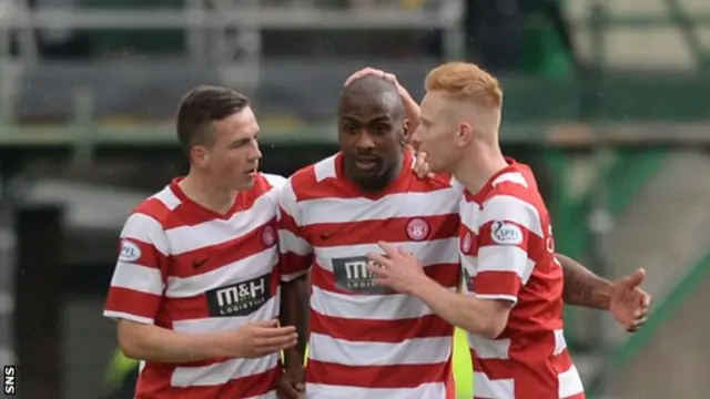 Jason Scotland fires Hamilton Accies in front