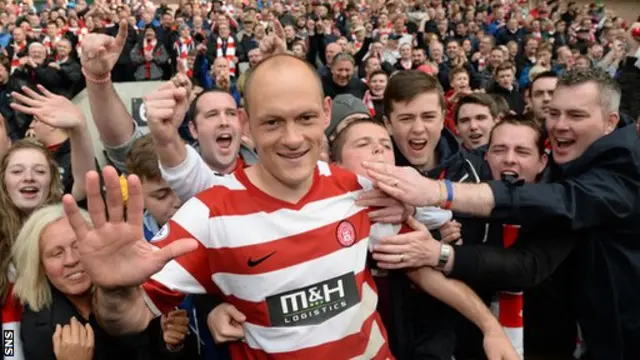 Hamilton Accies player/manager Alex Neil