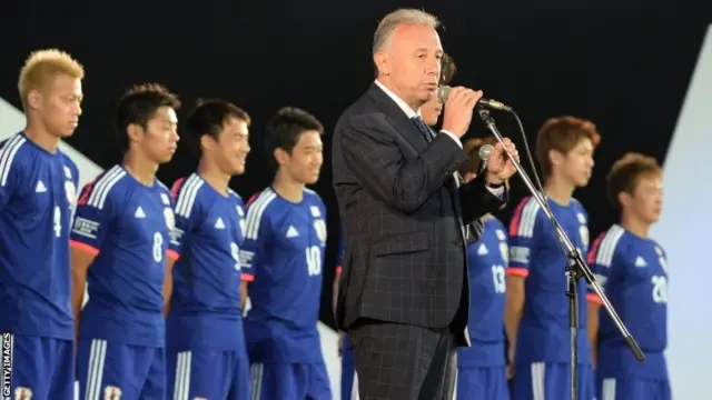 Japan national football team's head coach Alberto Zaccheroni