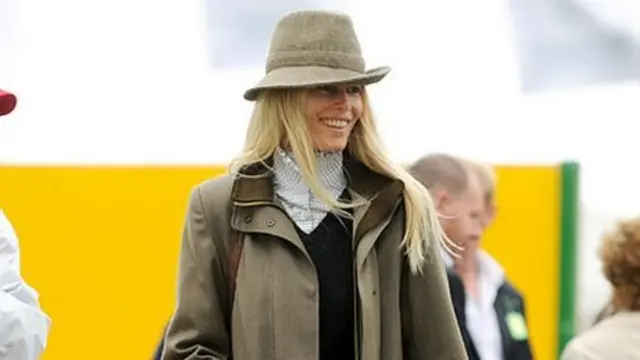 Claudia Schiffer at the Suffolk Show