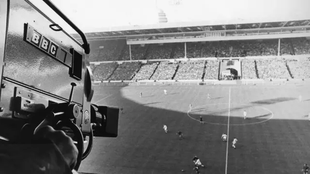 BBC cameras capture the 1966 World Cup final