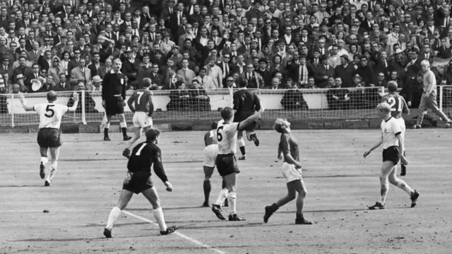 Confusion reigns over Geoff Hurst's controversial third goal for England