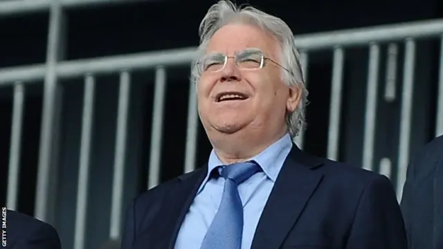 Everton chairman Bill Kenwright watches Everton Ladies v Arsenal Ladies in the FA Women's Cup final