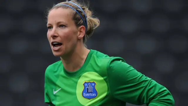 Everton Ladies keeper Rachel Brown-Finnis