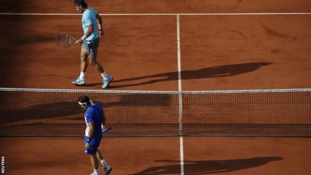 Rafael Nadal and David Ferrer