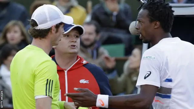 Andy Murray and Gael Mofils