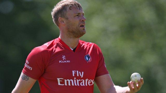 Andrew Flintoff of Lancashire