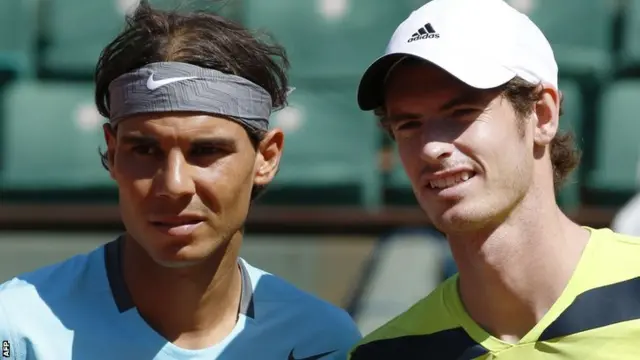 Rafael Nadal and Andy Murray