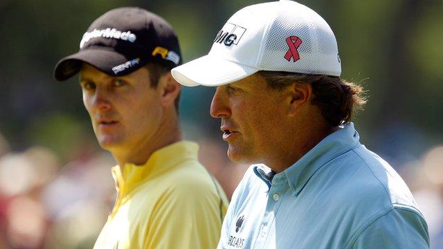 Justin Rose and Phil Mickelson