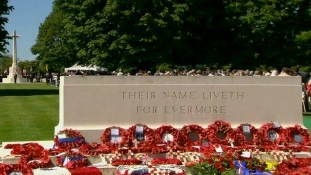 The British cemetery at Bayeux