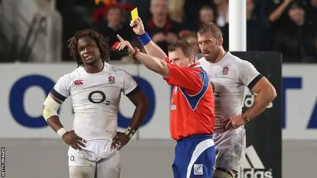 Marland Yarde is sent to the sin-bin