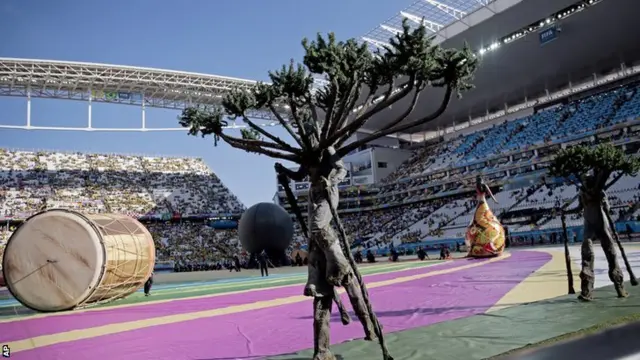 The 2014 Fifa World Cup opening ceremony