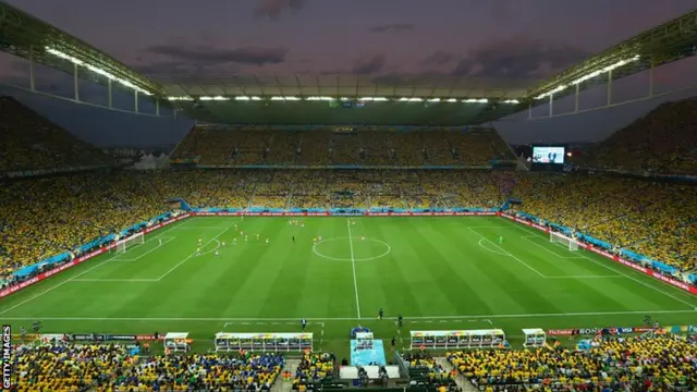 General view of the Arena de Sao Paulo