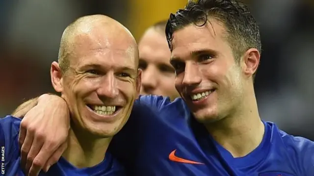 Arjen Robben and Robin van Persie