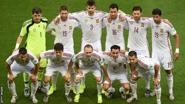 Spain preparing to face the Netherlands