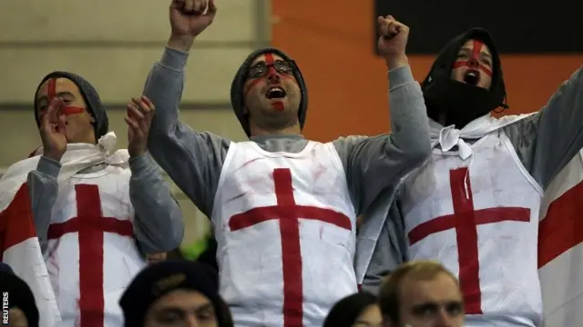 England celebrate