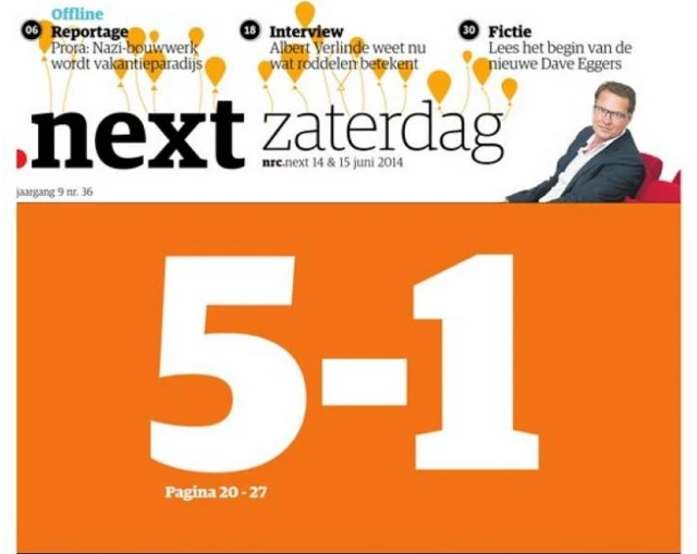 next zaterdag