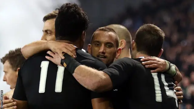 New Zealand celebrate