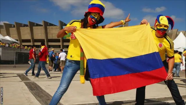 Colombia fans