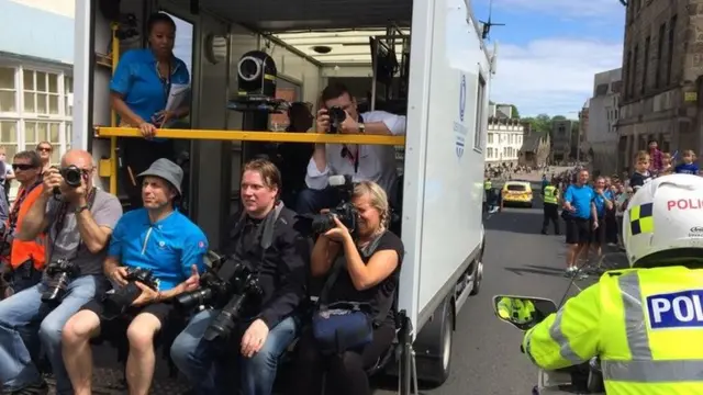 Queen's baton media vehicle