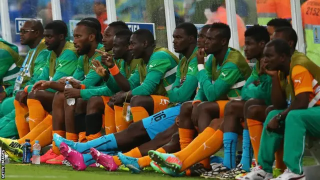 Ivory Coast bench