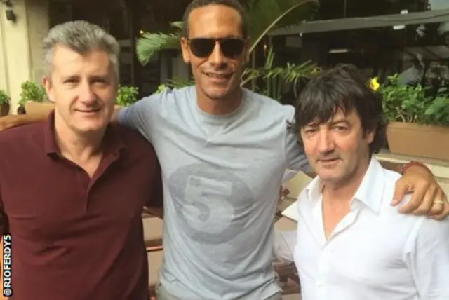 RIo Ferdinand, Davor Suker and Jose MarisBakero