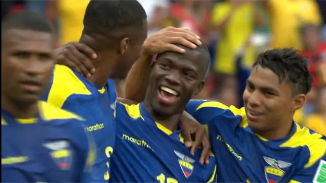 Ecuador celebrate