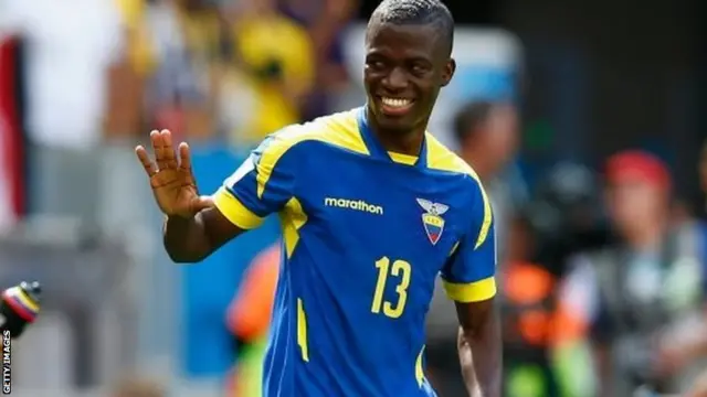 Ecuador striker Enner Valencia