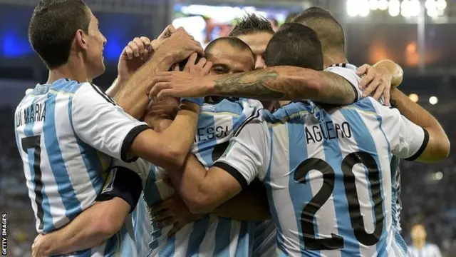 Argentina celebrate