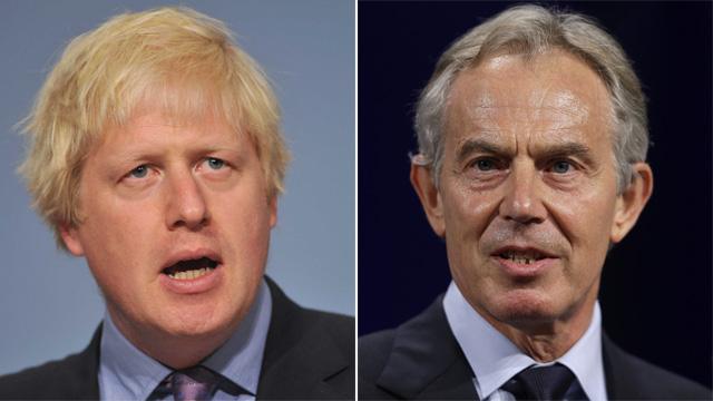 Boris Johnson & Tony Blair