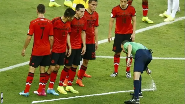 Vanishing spray