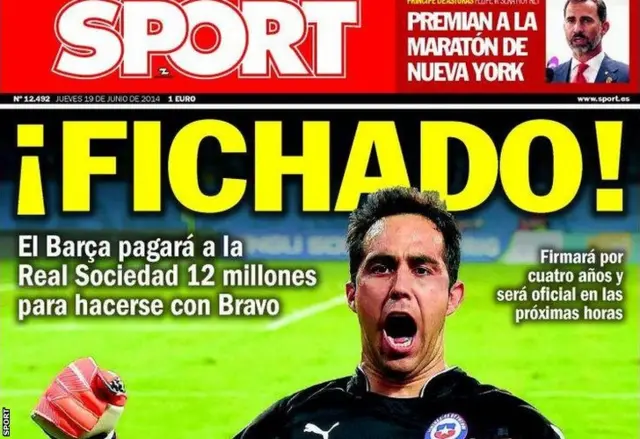 Sport frontpage