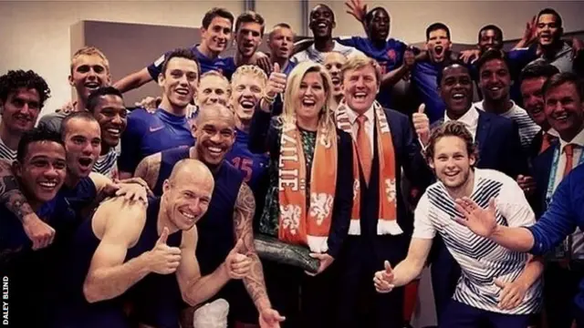 Netherlands celebrate