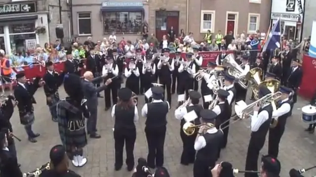 Langholm Town Band and Langholm Pipe Band