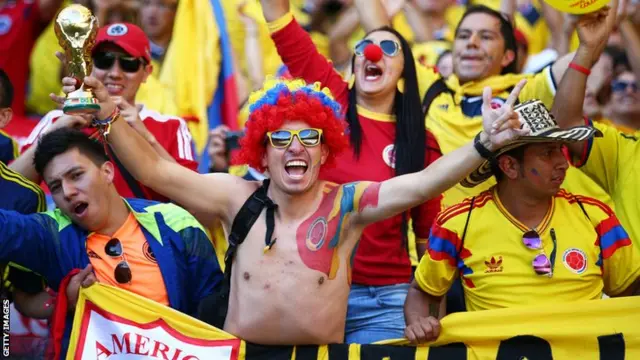 Colombia fans