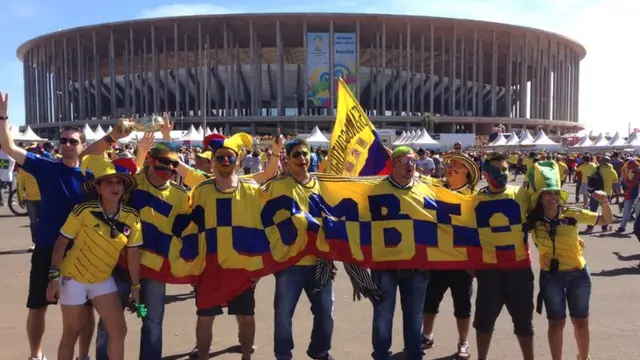 Colombia fans