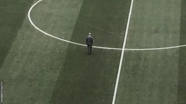 Roy Hodgson on the Arena de Sao Paulo pitch