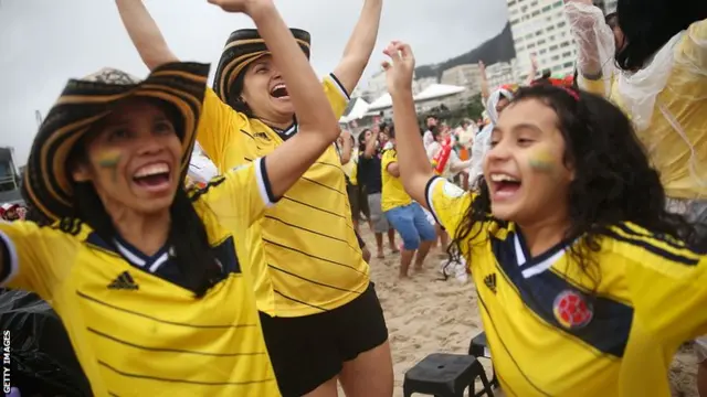 Colombia fans