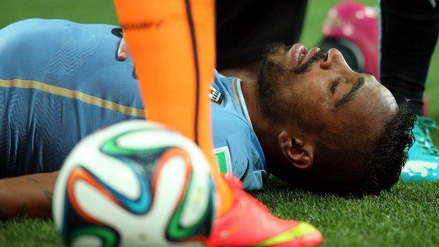 Alvaro Pereira of Uruguay