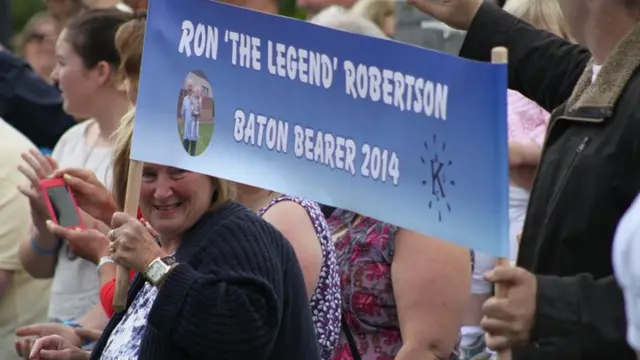 Ron 'the legend' Robertson banner