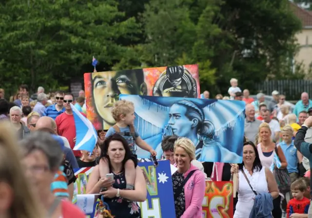 Crosshouse baton relay