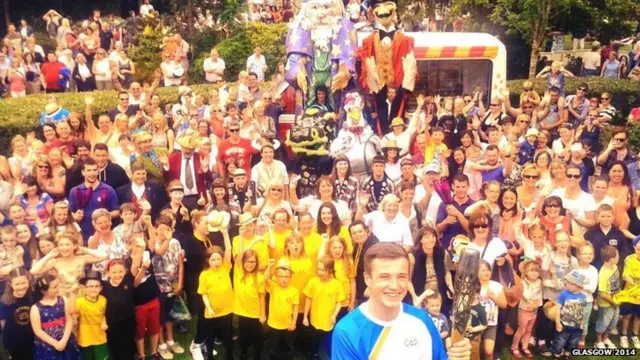 Queen's Baton in East Kilbride