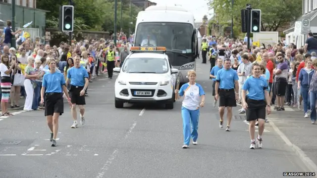 Margaret Letham with baton