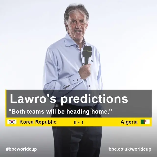 Lawro's predictions