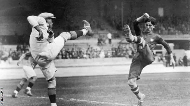 Chile versus Portugal at the 1928 Olympics