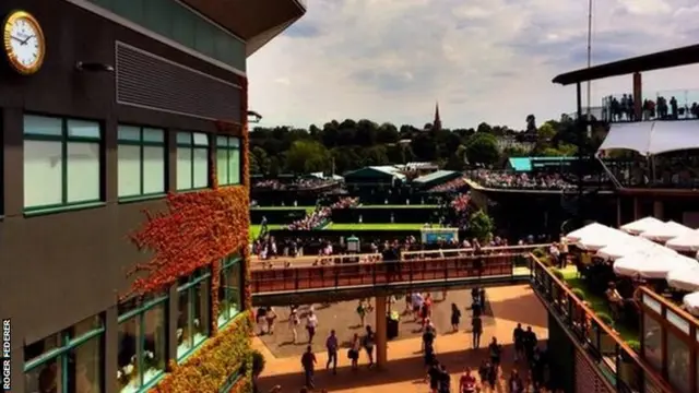 Roger Federer's view on arriving at Wimbledon