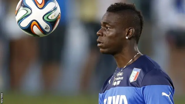 Italy striker Mario Balotelli