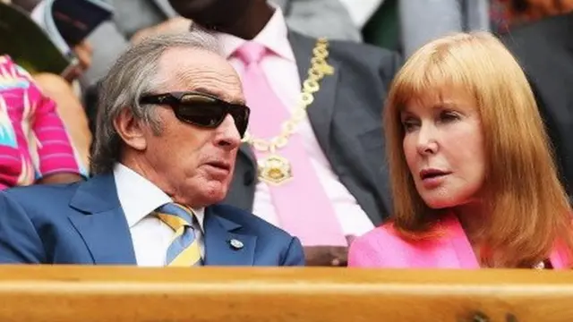 Sir Jackie Stewart and wife Helen