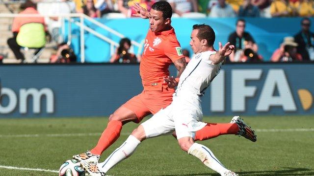 Memphis Depay scores for the Netherlands