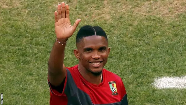 Cameroon striker Samuel Eto'o